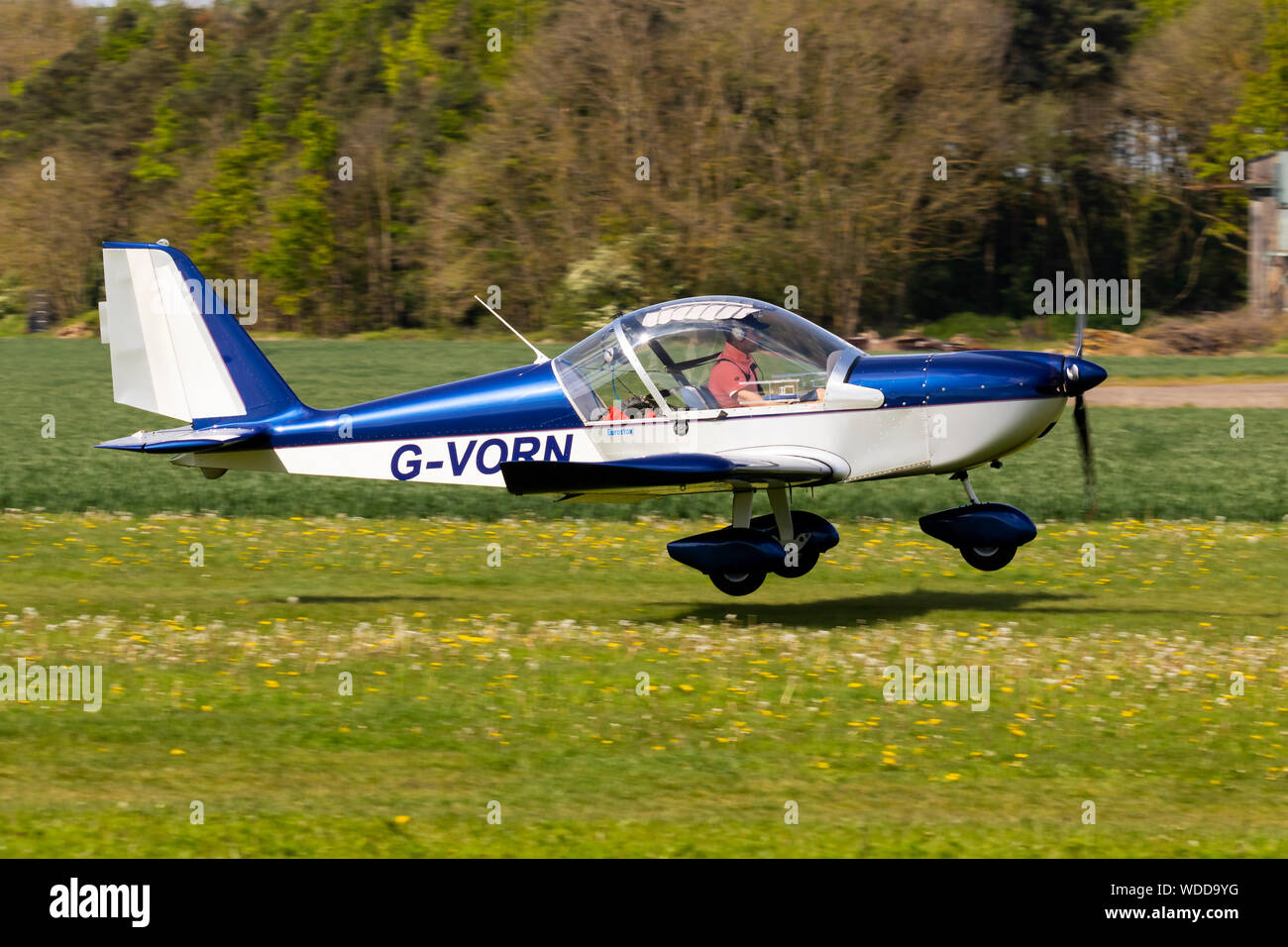 Aerotecknik EV-97 Eurostar G - VORN Stockfoto