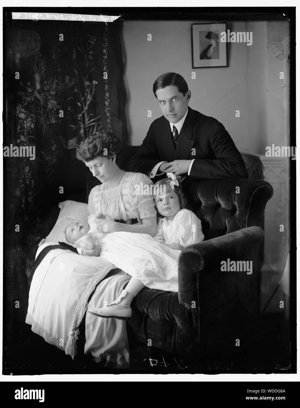 GRANT, USA, III, Frau. Abstract / Medium: 1 Negativ: Glas 8 x 10 in. oder kleiner Stockfoto