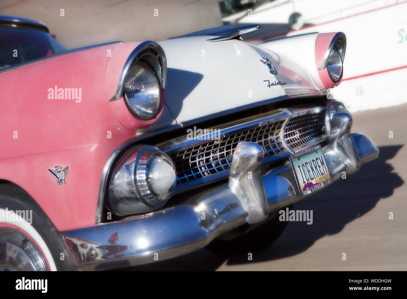 Ein Ford Crown Victoria in Williams, Arizona. Stockfoto