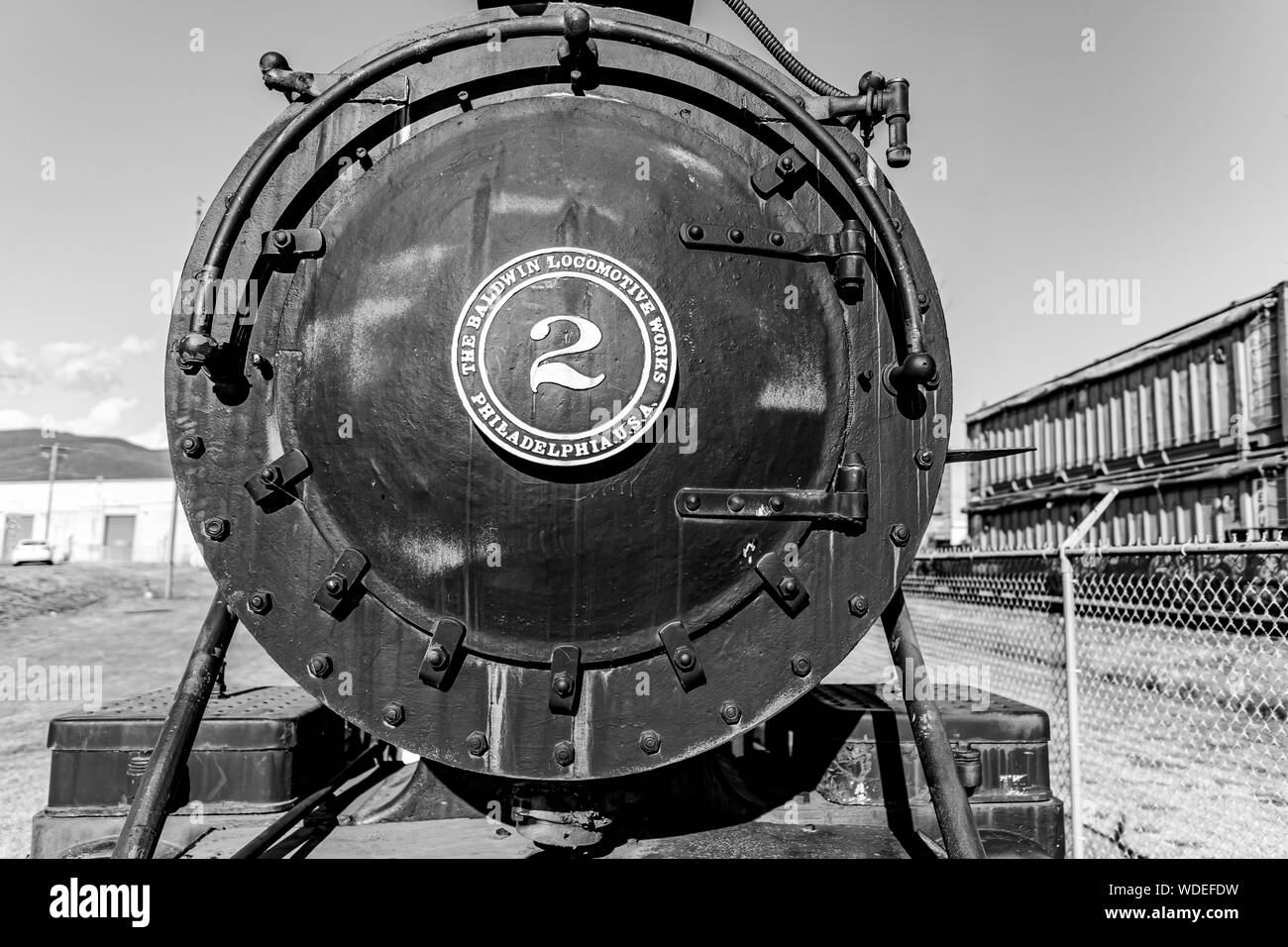 Puget Sound & Baker River Railroad Lok Stockfoto