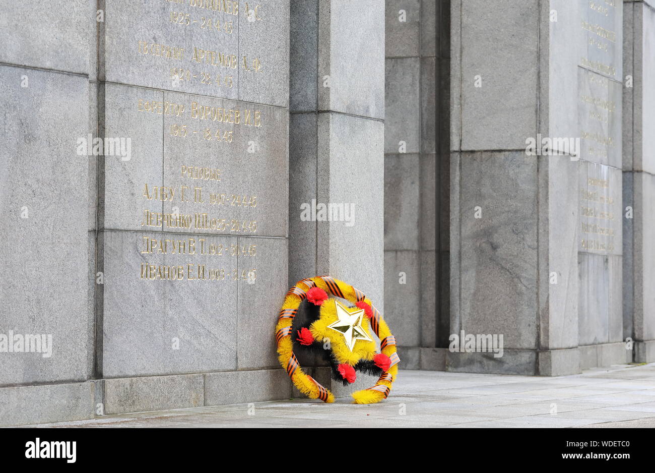 Sowjetische Ehrenmal Tiergarten in Berlin Deutschland Stockfoto