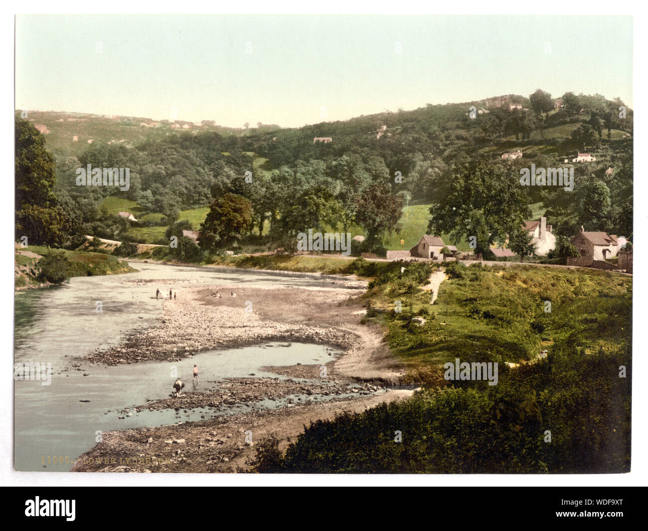 Allgemeine Ansicht, Ross-on-Wye (unteren), England ist Teil von: Blick auf den Britischen Inseln, in der Photochrom Print Collection. Drucken Art.Nr. 11008 angezeigt. Titel von den Detroit Publishing Co., Katalog J - Ausland abschnitt, Detroit, Mich.: Detroit Publishing Company, 1905. Stockfoto