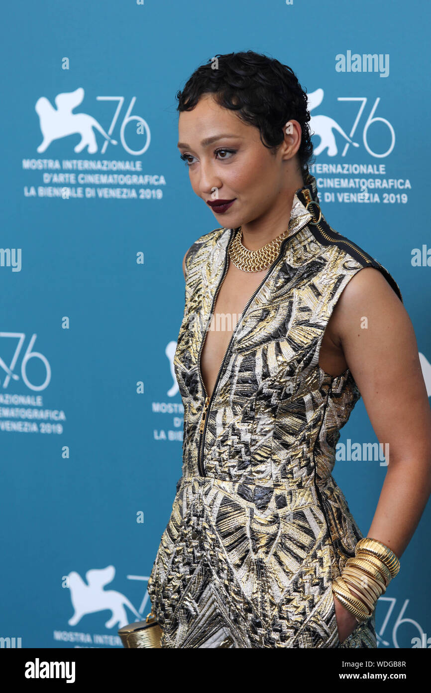 Italien, Lido di Venezia, 29. August 2019: Ruth Negga an fotoauftrag der Film "Ad Astra", Regisseur James Gray. 76. Filmfestival von Venedig Foto © ottavi Stockfoto