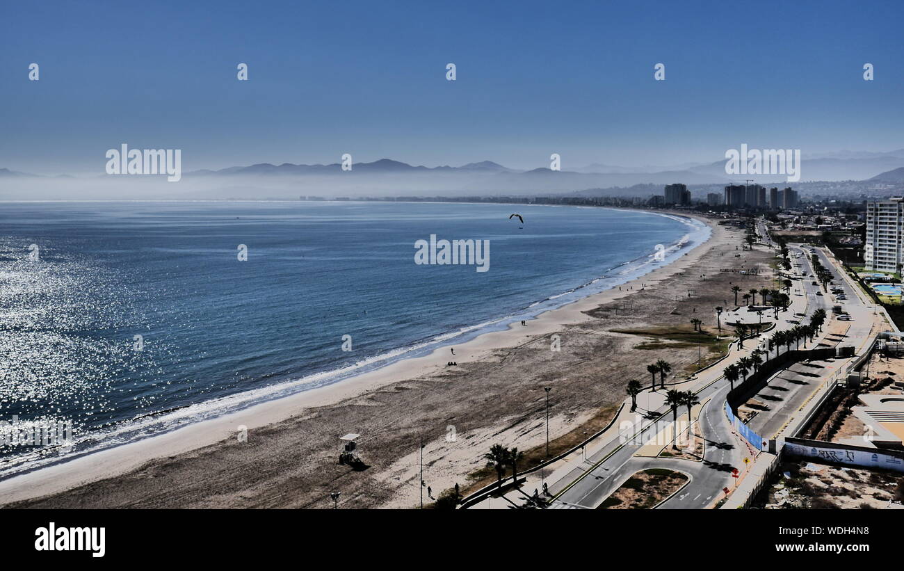 Panoramablick Von La Serena Kuste Coquimbo Region Chile Sudamerika Stockfotografie Alamy