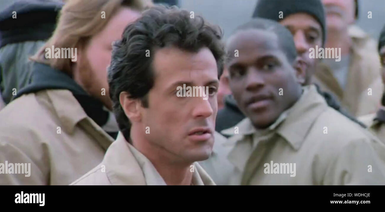 LOCK UP 1989 TriStar Bilder Film mit Sylvester Stallone Stockfoto