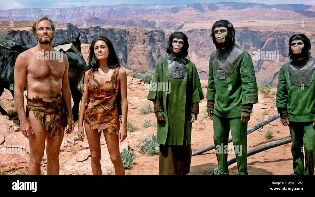 DER AFFEN 1968 Twentieth Century Fox Film mit Charlton Heston weit links wie
