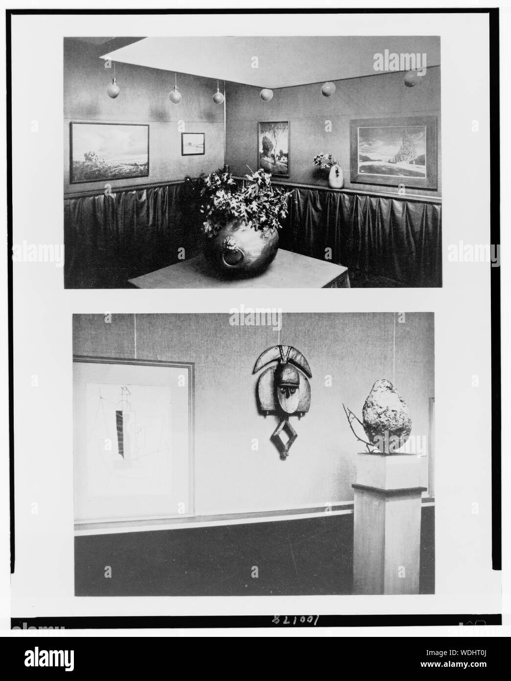 Deutsche und Wiener Fotografie, März 1906 [und] Detail: Picasso, Braque Ausstellung, Januar, 1915 Abstract / Medium: 2 fotomechanischen Drucke: halftone. Stockfoto