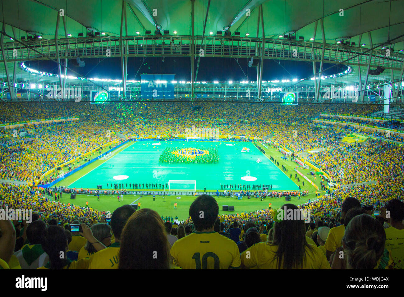 Confederations Cup 2013 Finale: Spanien 3-0 Brasilien, Maracana-stadion, Rio de Janeiro, Brasilien Stockfoto