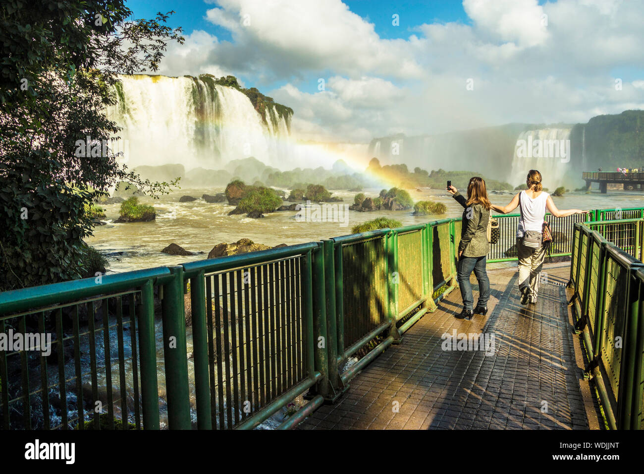 Cataratas von Iguaçu, Foz von Iguaçu, Paraná, Brasilien Stockfoto