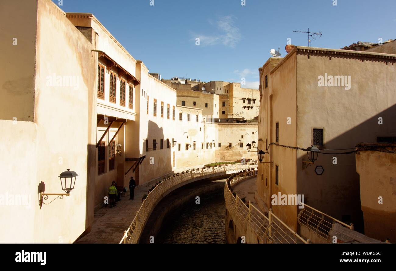 Fès ist eine der König Städte in Marokko Stockfoto