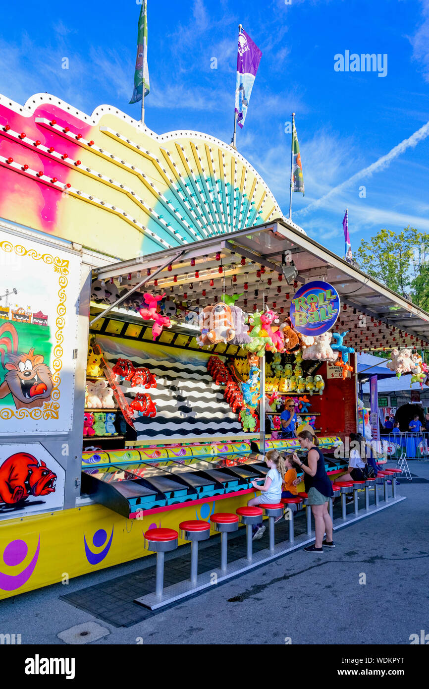 PNE Fair, Pacific National Exhibition, Hastings Park, Vancouver, British Columbia, Kanada Stockfoto