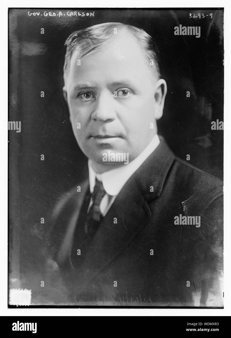 Reg. Geo. A. Carlson Abstract / Medium: 1 Negativ: Glas 5 x 7 in. oder kleiner. Stockfoto