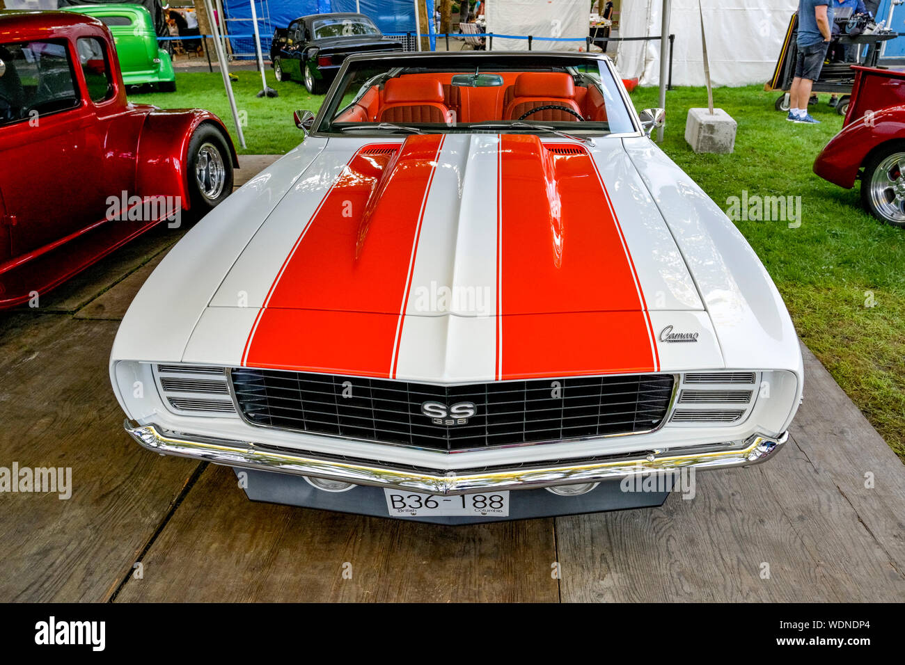 SS 396 Camaro, Collector Car Show, Vancouver, British Columbia, Kanada Stockfoto