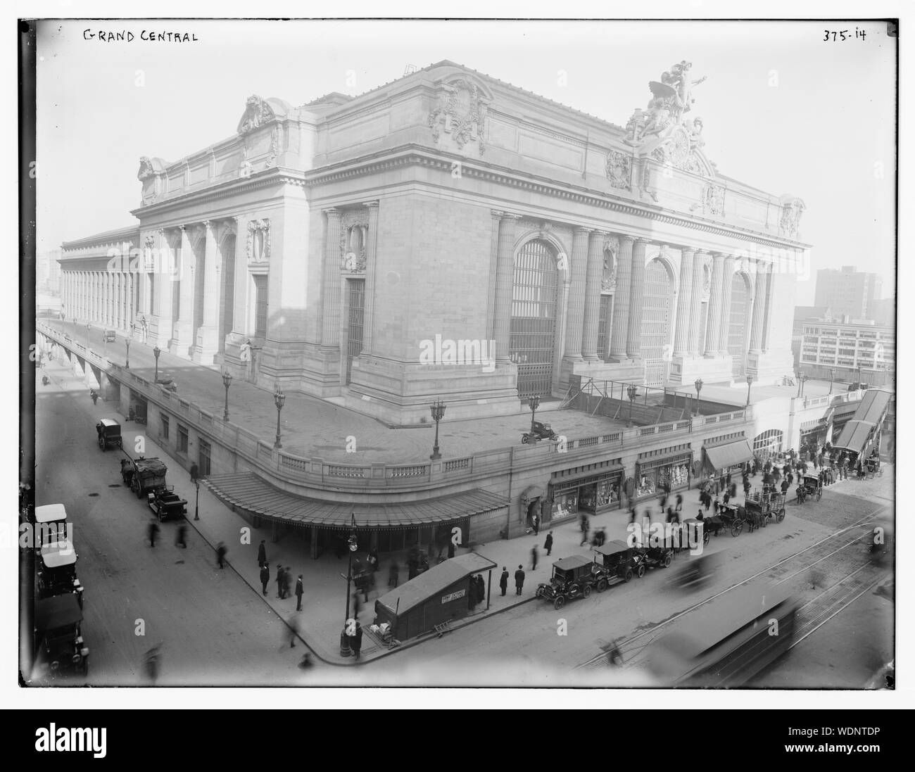 Grand Central Station Abstract / Medium: 1 Negativ: Glas 8 x 10 in. Stockfoto