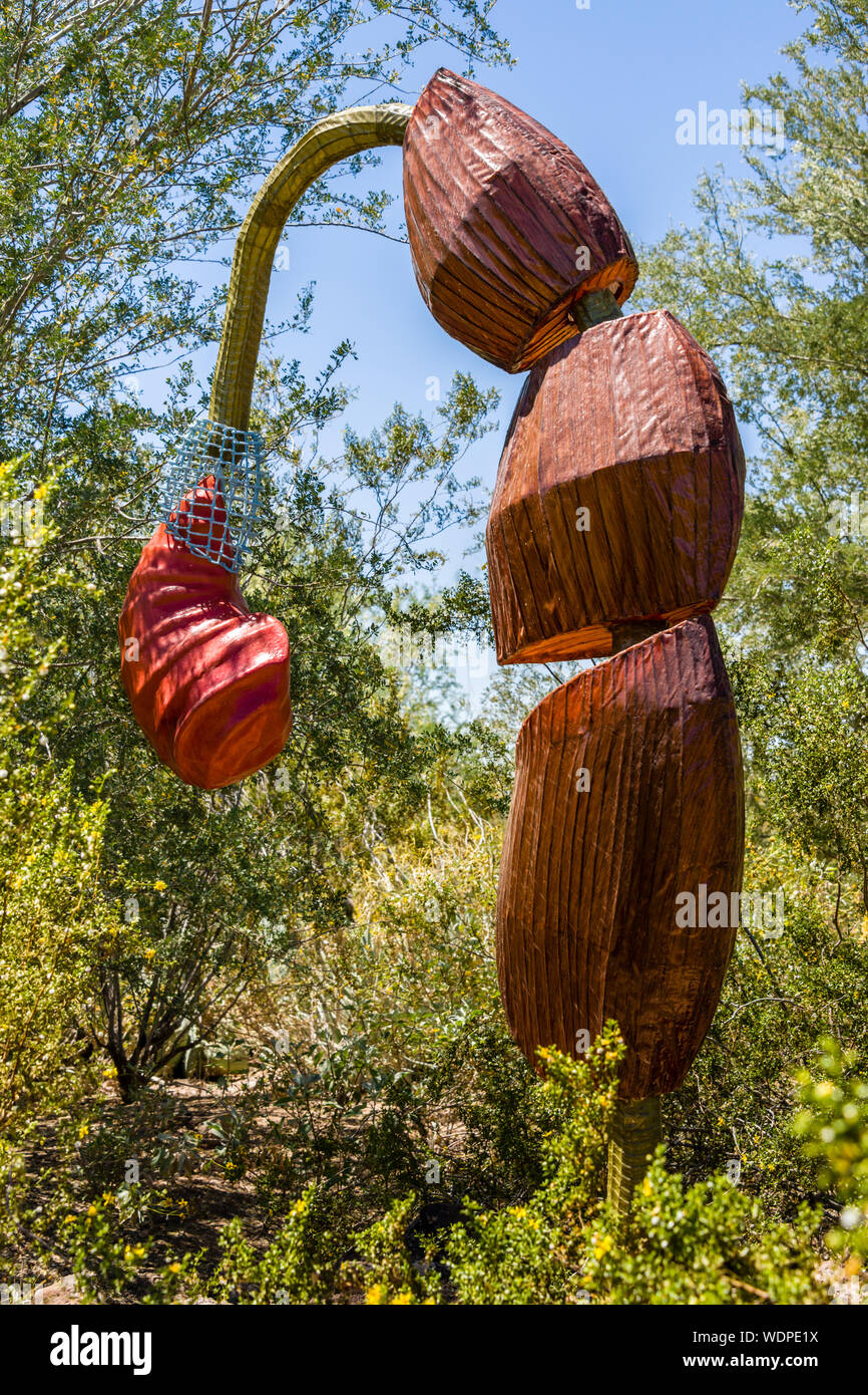 Desert Botanical Garden Carolina Escobar Skulptur Stockfoto