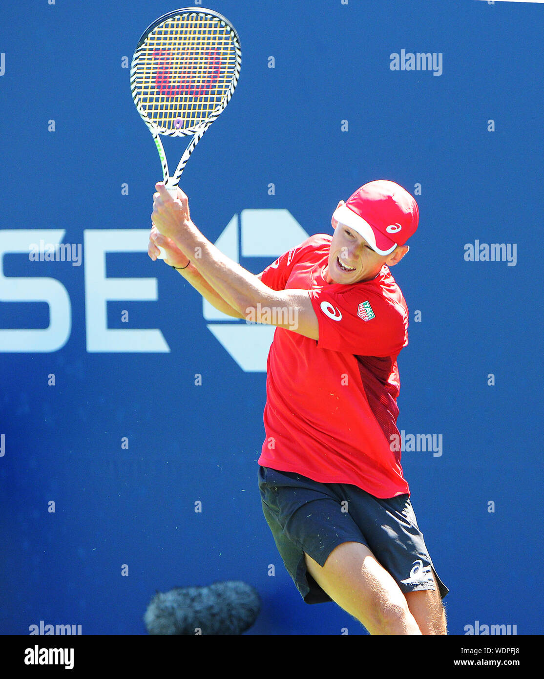 New York Flushing Meadows US Open 2019 29/08/19 Tag 4 Alex de Minaur (AUS) in der zweiten Runde Foto Anne Parker International Sport Fotos Ltd/Alamy leben Nachrichten Stockfoto