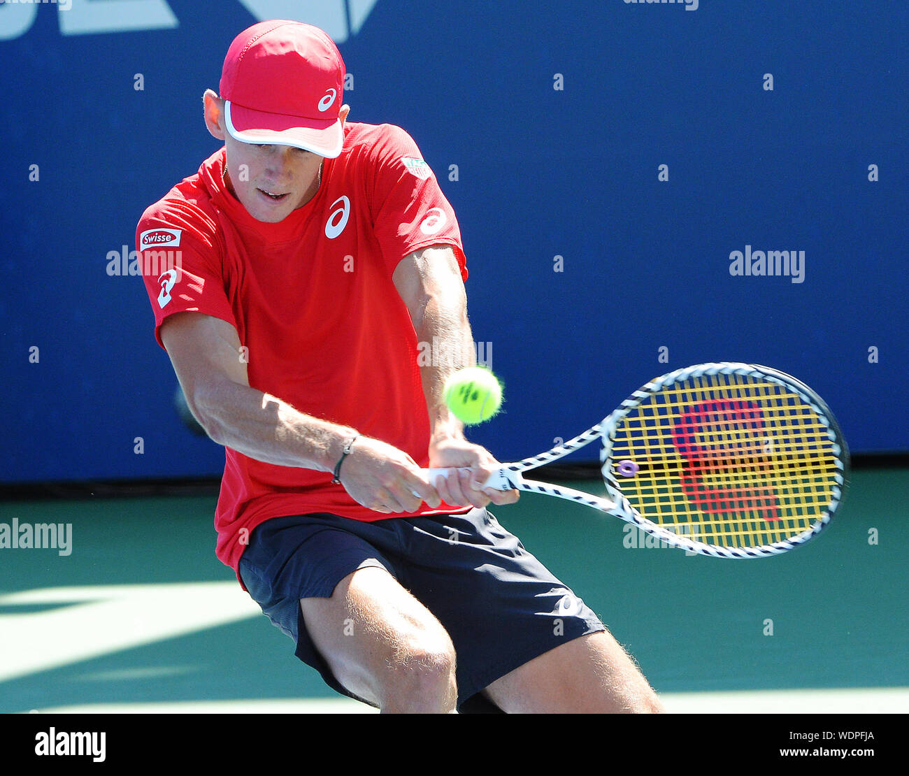 New York Flushing Meadows US Open 2019 29/08/19 Tag 4 Alex De Minaur (AUS) in der zweiten Runde Foto Anne Parker International Sport Fotos Ltd/Alamy leben Nachrichten Stockfoto