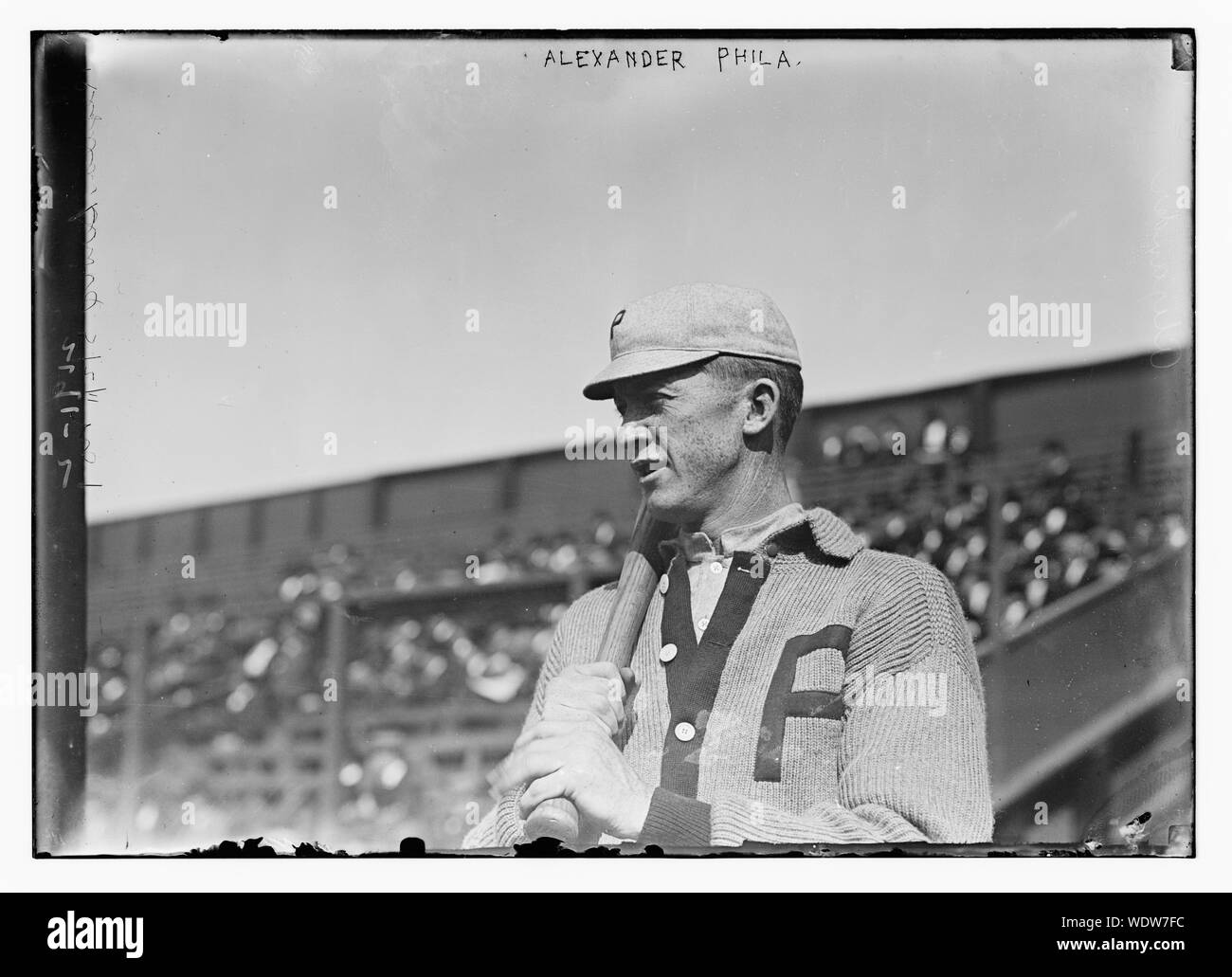 Grover Cleveland Alexander, Philadelphia, NL (Baseball) Abstract / Medium: 1 Negativ: Glas 5 x 7 in. oder kleiner. Stockfoto