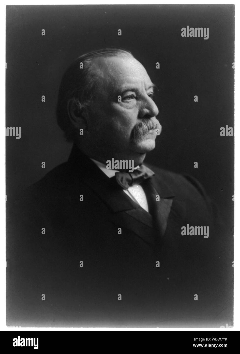 Grover Cleveland, Pres. USA, 1837-1908 Abstract / Medium: 1 Fotoabzug. Stockfoto