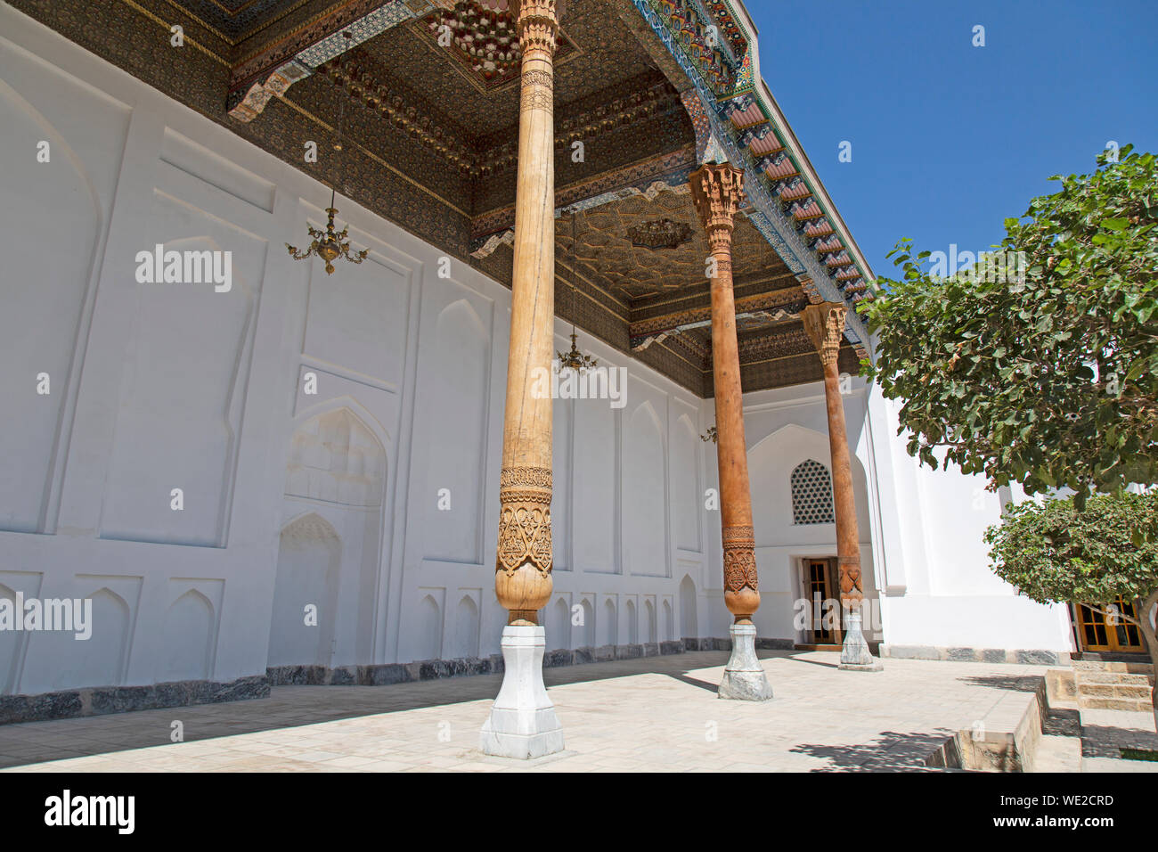 Die Sitorai Mokhi Khosa in Usbekistan. Im Sommer Palast des Emirs von Buchara. 1911 Für die letzte Emir, Alim Khan erbaut. Stockfoto