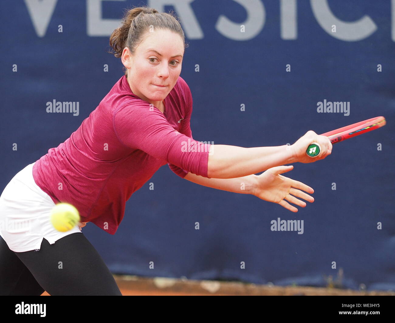 Nurnberg Deutschland 21 Mai 2019 Slowenisch Player Tamara Zidansek Im Euro 250 000 Wta Versicherungscup Turnier Runde 1 Spiel Gegen Japane Stockfotografie Alamy