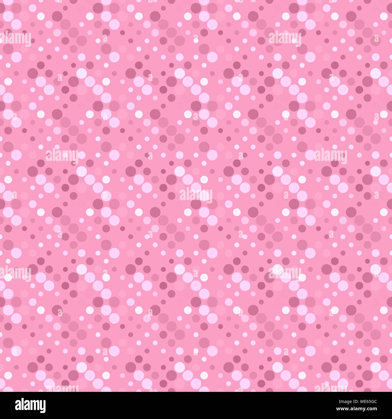 Abstrakten geometrischen Vollkreis Hintergrund - rosa Vektorgrafik von Dots Stock Vektor