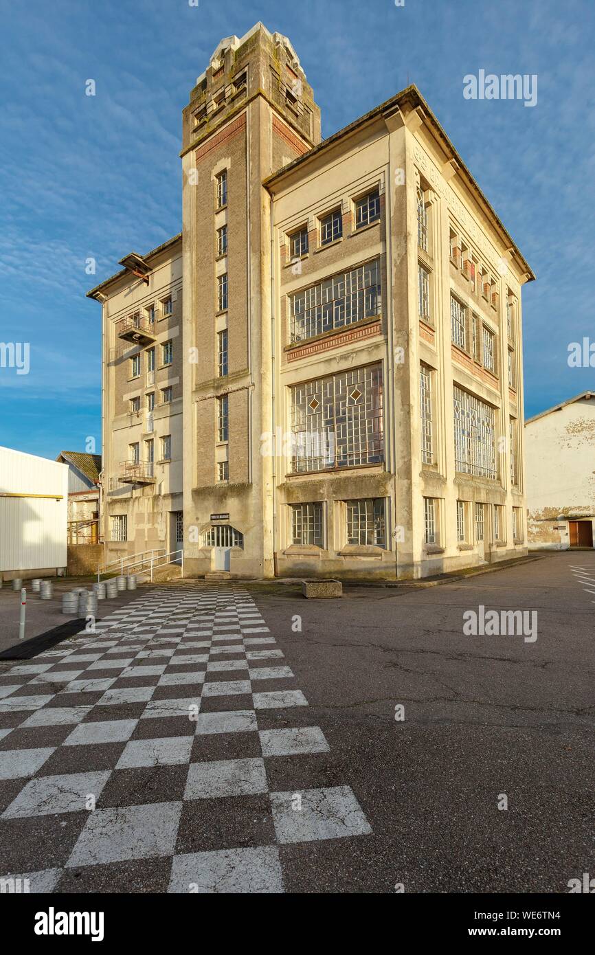 Frankreich, Meurthe et Moselle, Saint Nicolas de Port, das Musée Francais de La Brasserie (Französisch Brauerei Museum) im ehemaligen Saint Nicolas de Port Brauerei Stockfoto