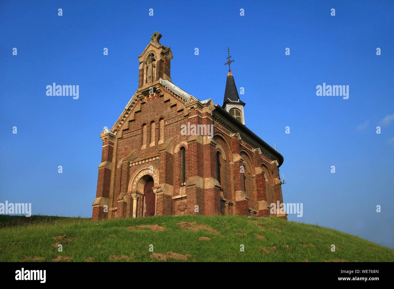 Frankreich, Somme, Mers-les-Bains, Kapelle zwischen Eu und Mers-les-Bains Stockfoto
