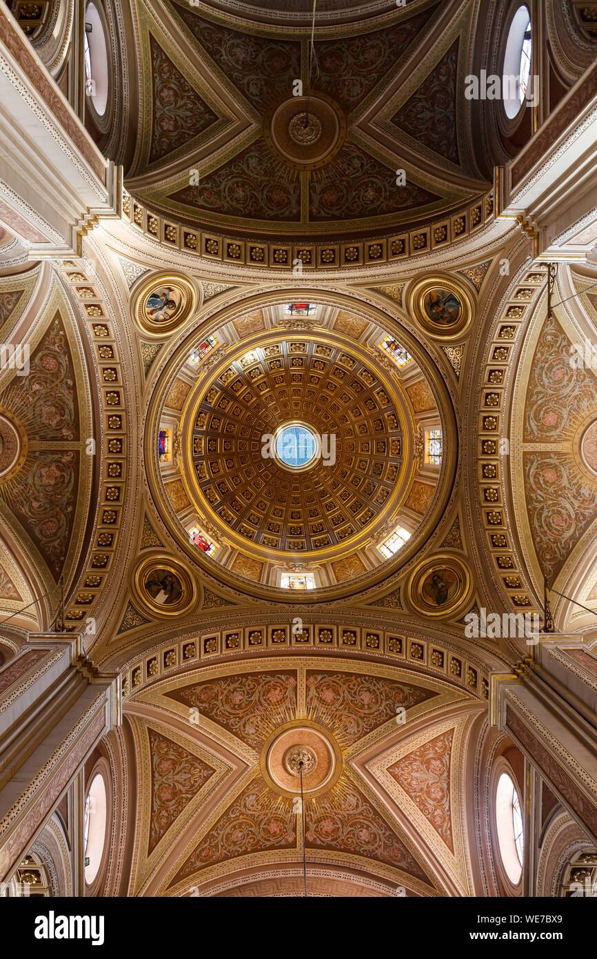 Mexiko, Michoacán, Morelia, die historische Altstadt von Morelia als Weltkulturerbe von der UNESCO, die Kathedrale Decke aufgeführt Stockfoto