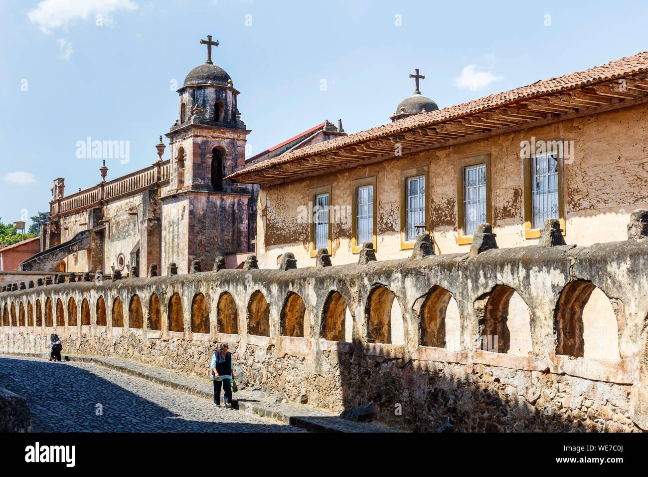 Mexiko, Michoacán, Patzcuaro, El Sagrario Kirche Stockfoto