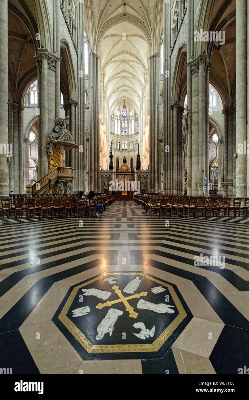 Frankreich, Picardie, Amiens, die Kathedrale NotreDame, das Juwel der