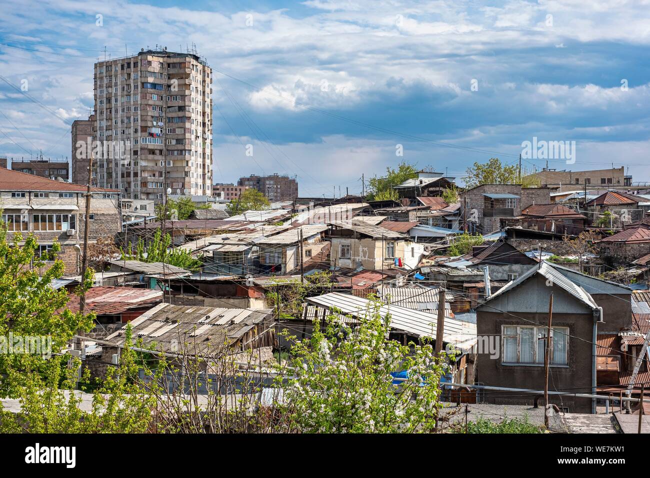 Armenien, Yerevan, Häuser des alten Erevan Stockfoto