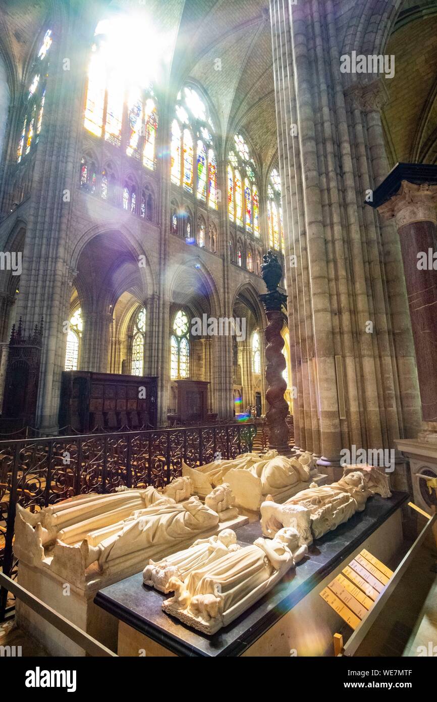 Frankreich, Seine Saint Denis, Saint Denis, die Kathedrale Basilica Stockfoto