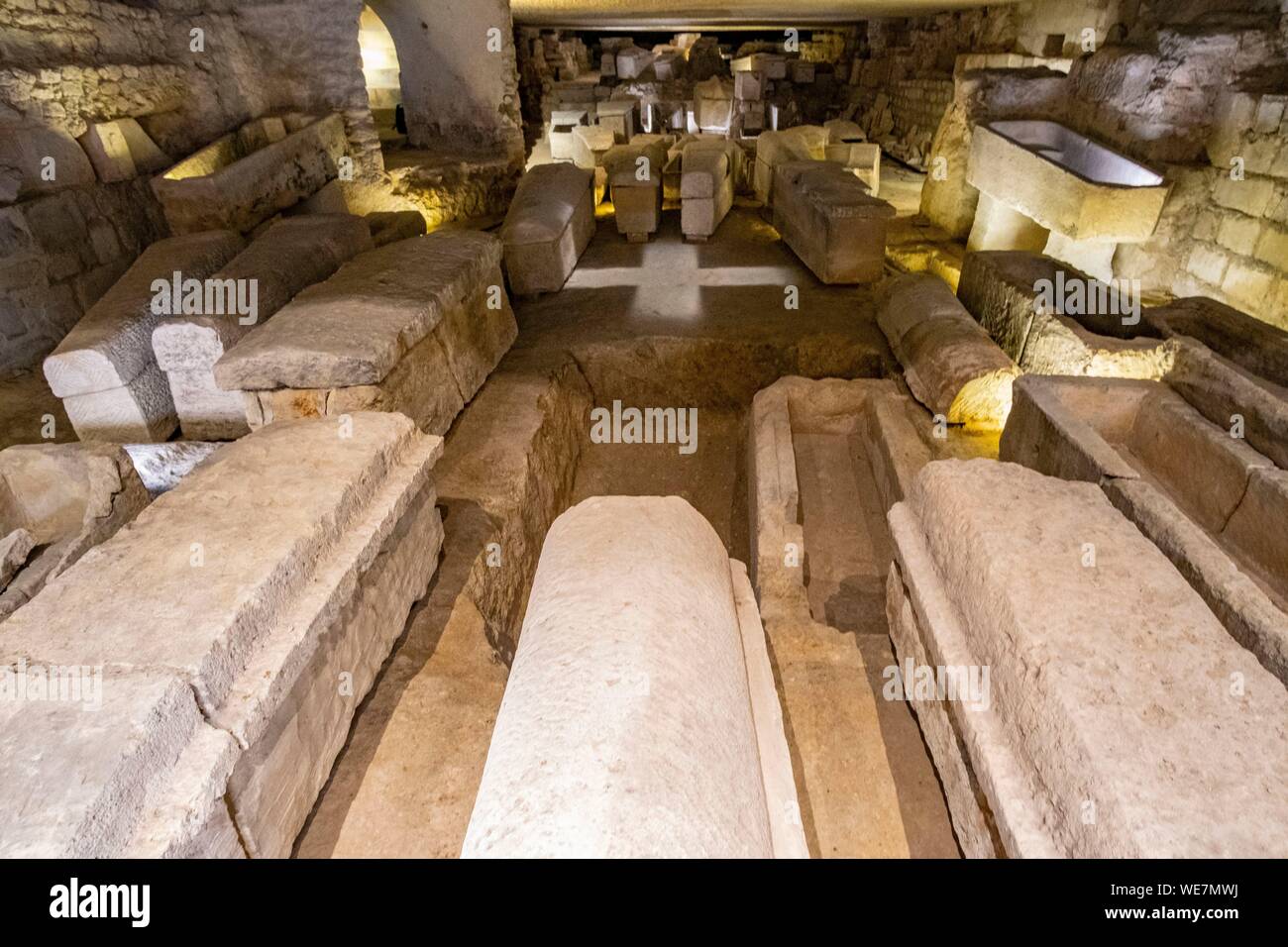 Frankreich, Seine Saint Denis, Saint Denis, die Kathedrale Basilica Stockfoto