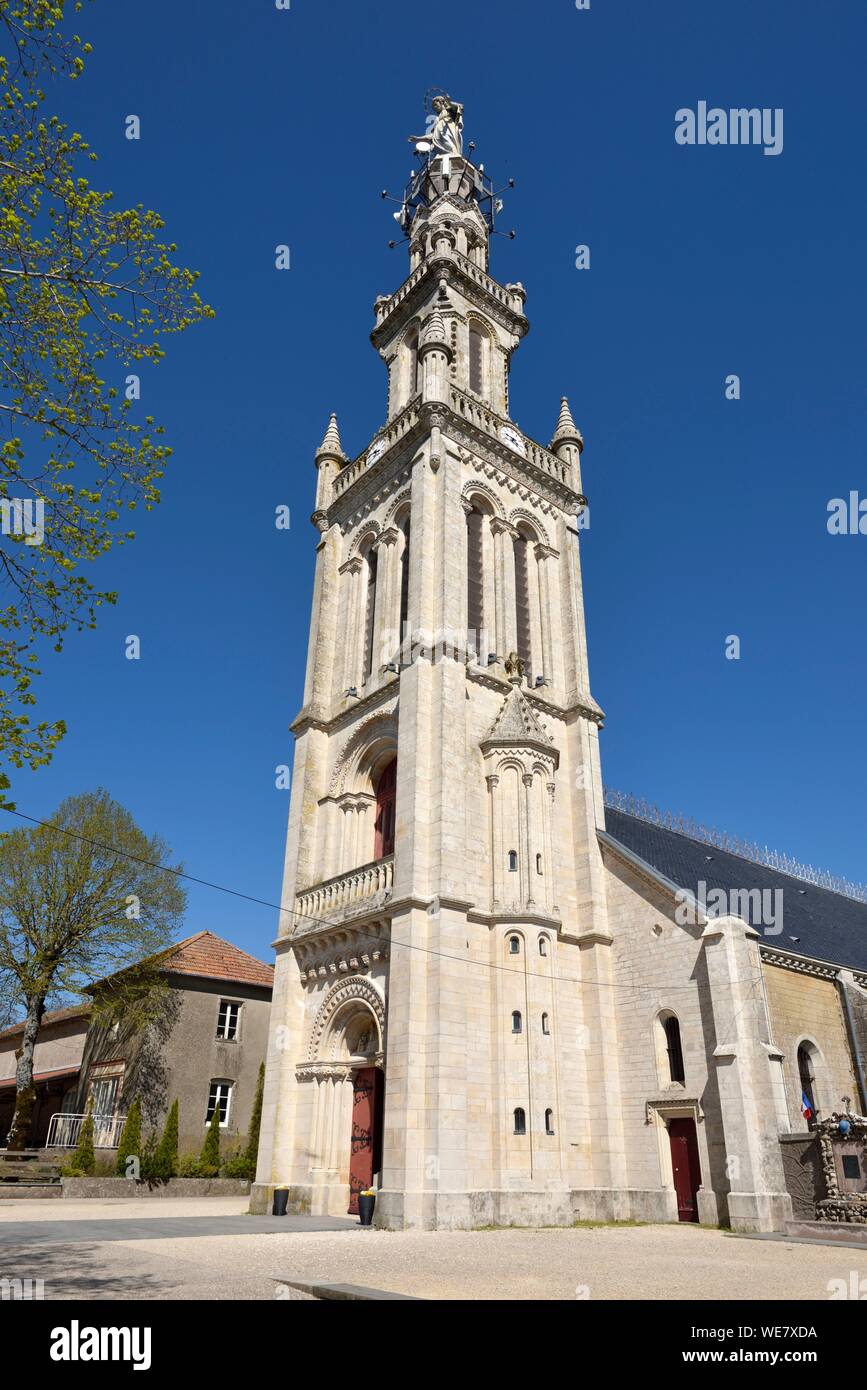 Frankreich, Meurthe et Moselle, Sächsische Sion, die Basilika von Notre Dame von Sion Stockfoto