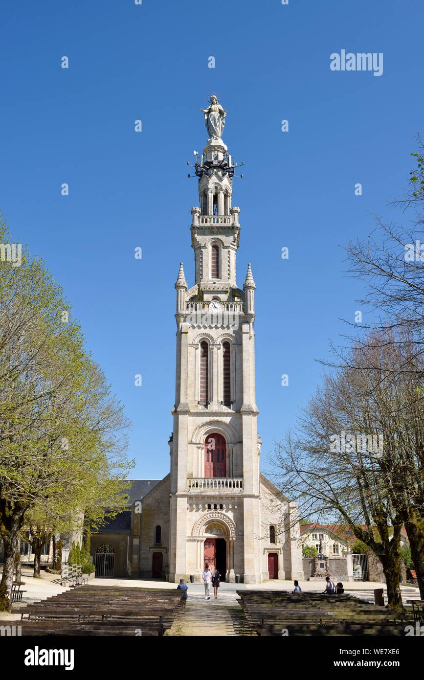 Frankreich, Meurthe et Moselle, Sächsische Sion, die Basilika von Notre Dame von Sion Stockfoto