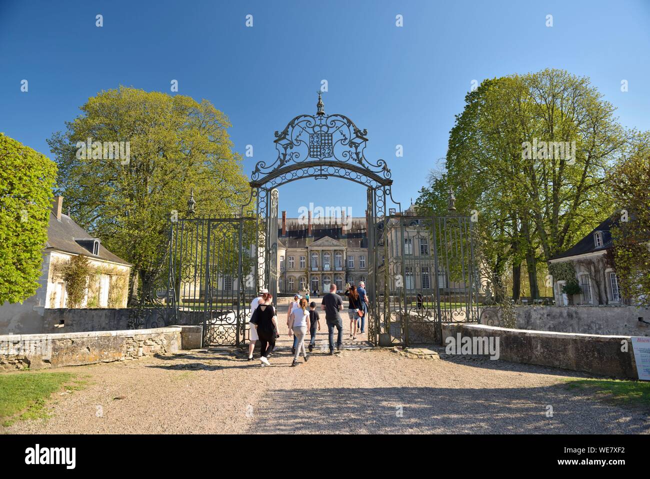 Frankreich, Meurthe et Moselle, Haroue, Haupteingang Stockfoto