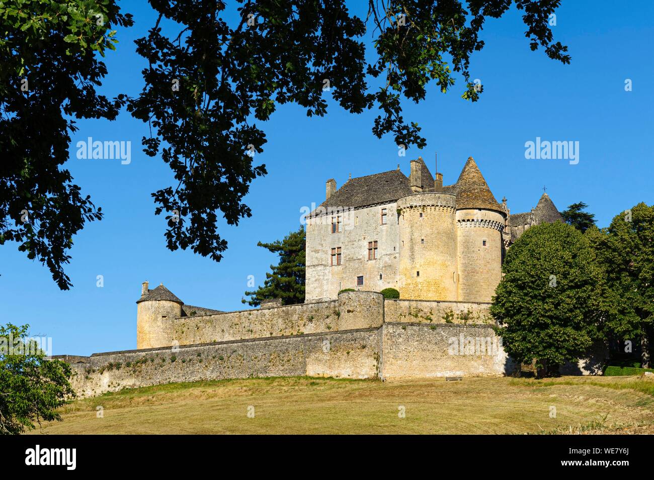 Frankreich, Dordogne, Sainte Mondane, Schloss von Fenelon, 15. Jahrhundert, Haus von François de Salignac de Lamothe Fenelon, der Autor der Telemaque Stockfoto