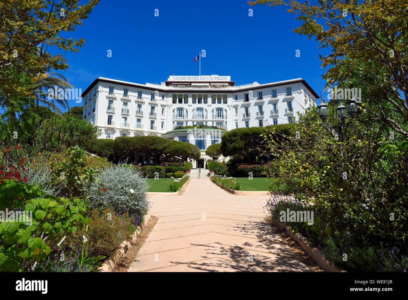 Frankreich, Alpes Maritimes, Saint Jean Cap Ferrat, Grand-Hotel du Cap Ferrat, ein 5-Sterne-Hotel Palace vom Four Seasons Hotel Stockfoto