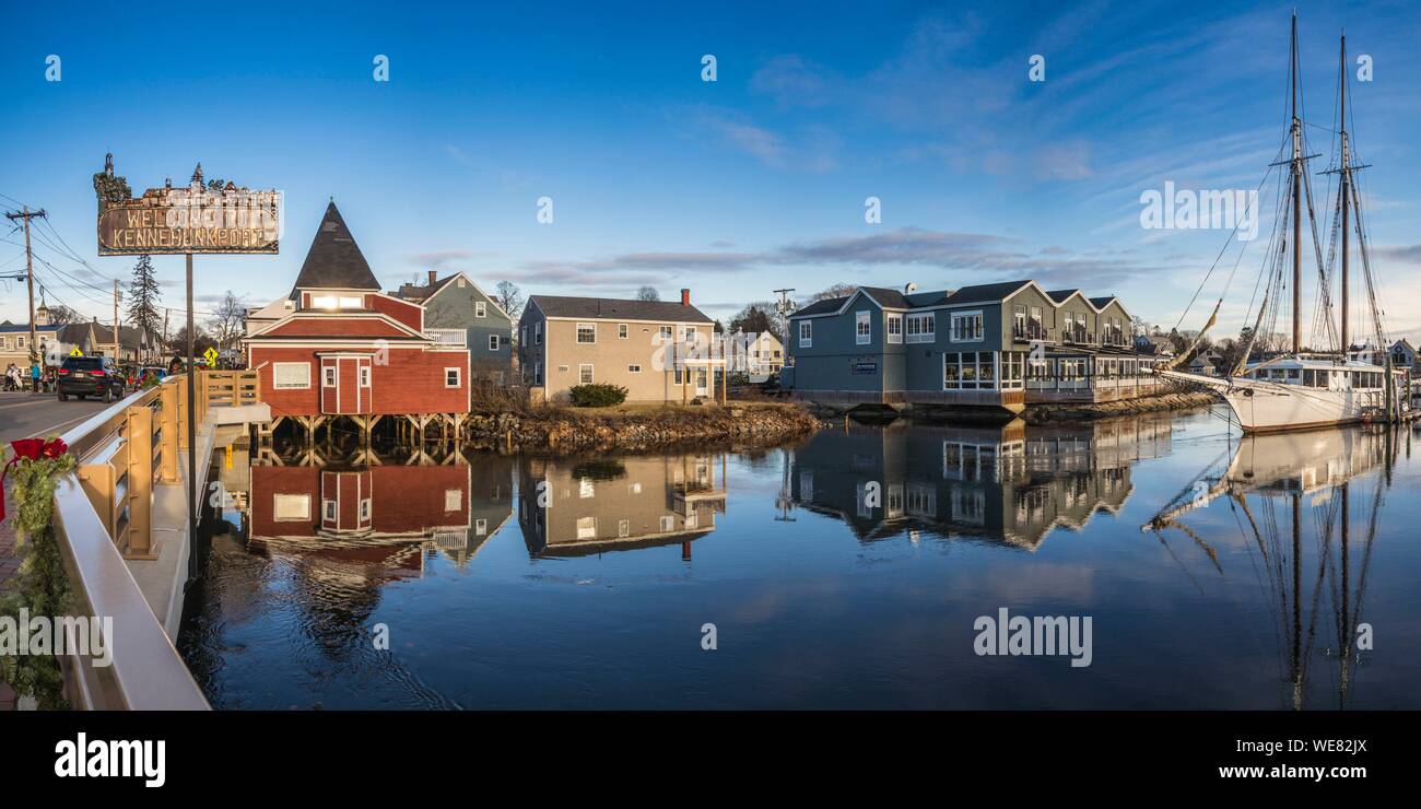 Usa, Maine, Kennebunkport, Hafen Stockfoto