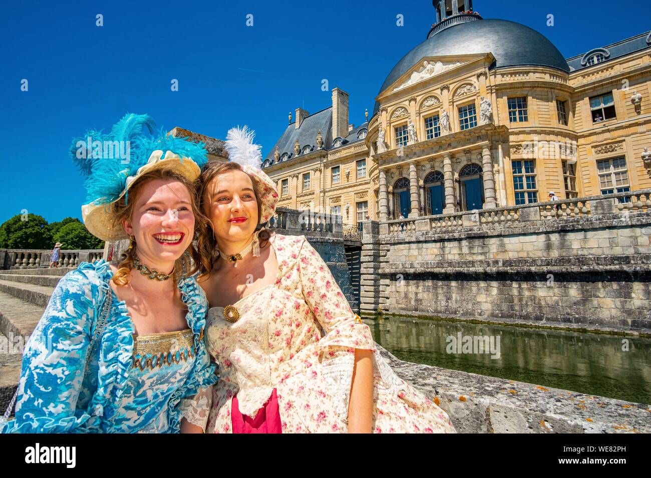 Frankreich, Seine-et-Marne, Maincy, das Schloss von Vaux-le-Vicomte, 15 Grand Siecle Tag: Kostüm Tag des 17. Stockfoto