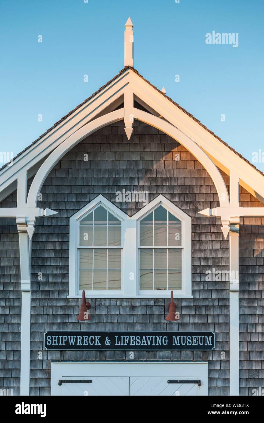 United States, New England, Massachusetts, Nantucket Island, Shawkemo, Schiffbruch und lebensrettende Museum, außen Stockfoto