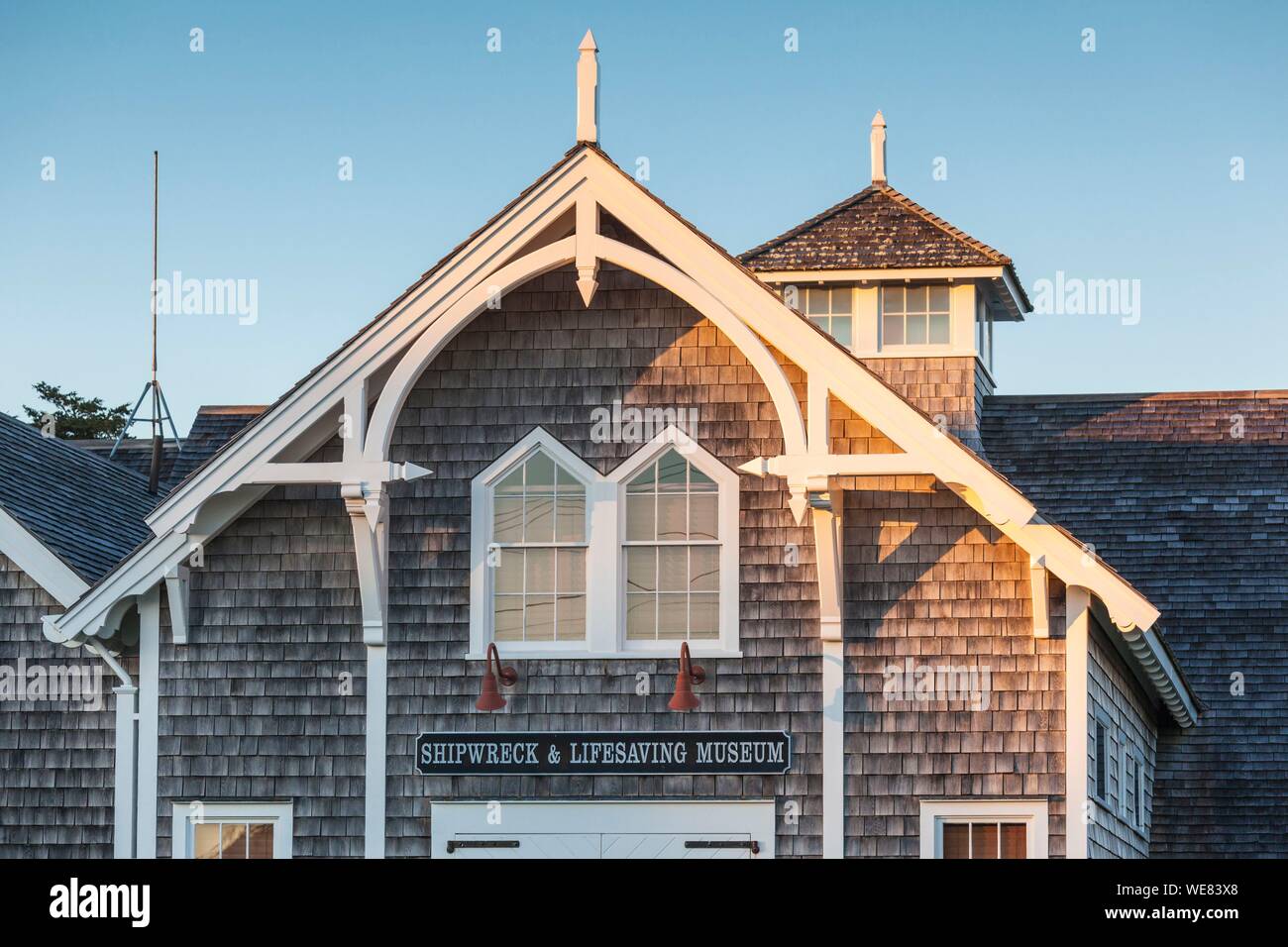 United States, New England, Massachusetts, Nantucket Island, Shawkemo, Schiffbruch und lebensrettende Museum, außen Stockfoto