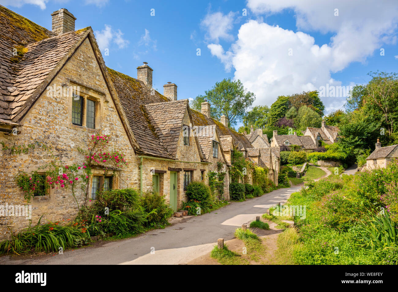 Arlington Row Bibury Cotswolds Gloucestershire England uk gb Europa Stockfoto