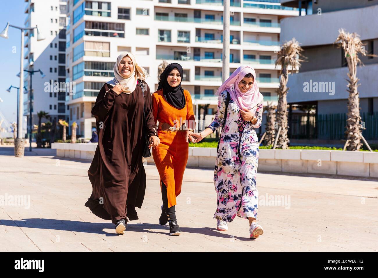 Marokko, Casablanca, junge Studenten Stockfoto