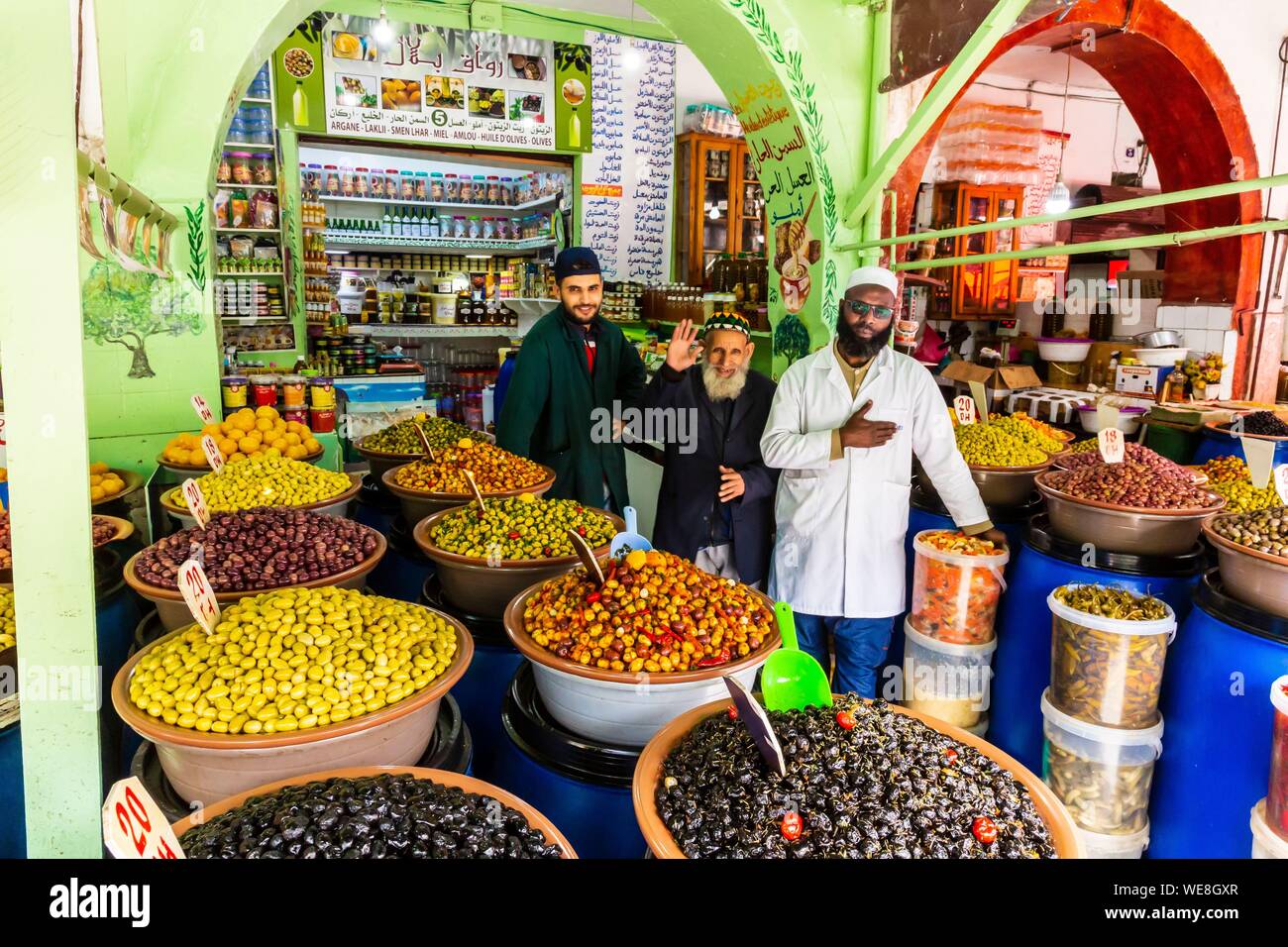 Marokko, Casablanca, Habous Bezirk Stockfoto