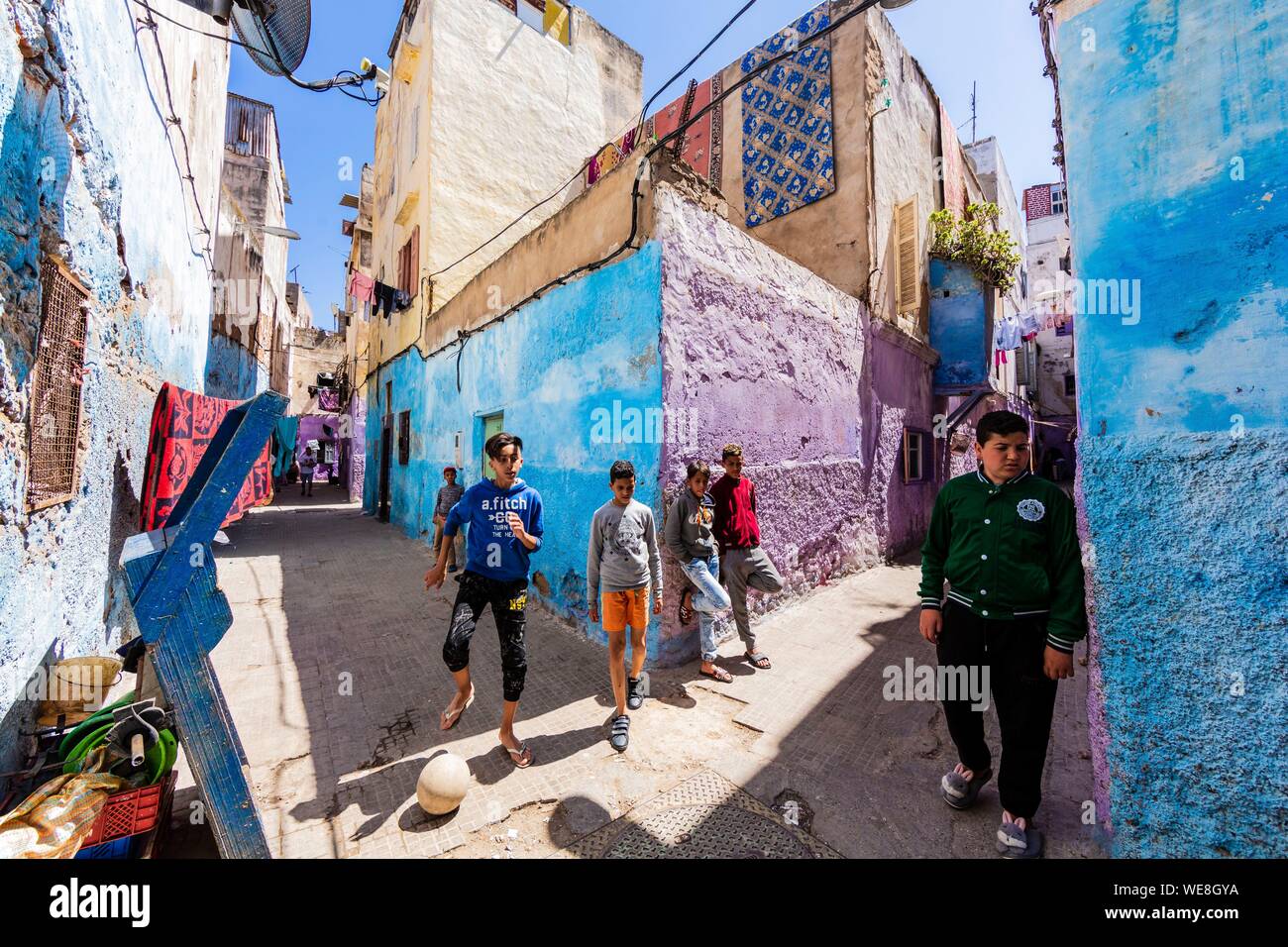 Marokko, Casablanca, alten Medina Stockfoto