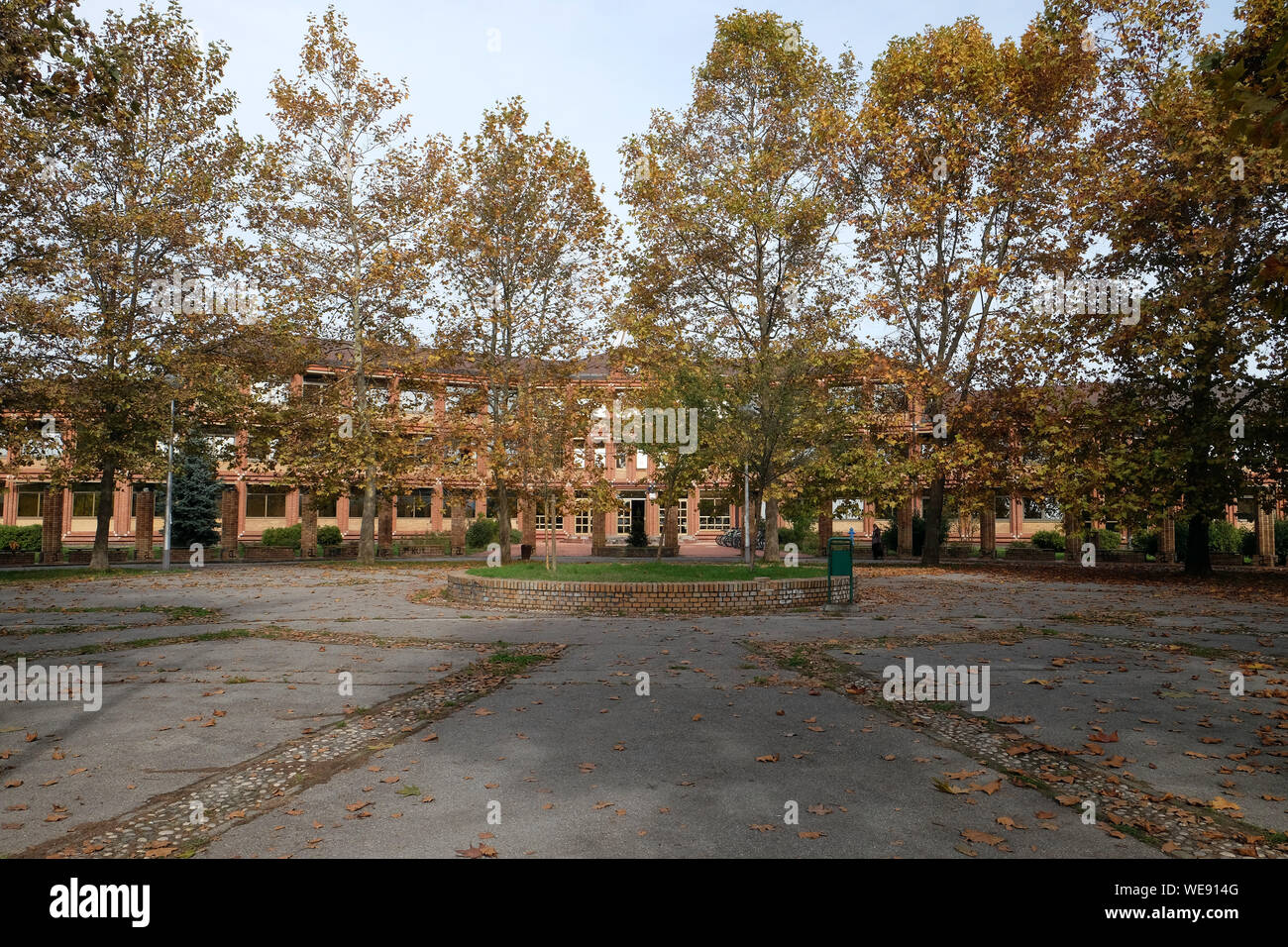 Schule in Malesnica Wohngebiet, Zagreb, Kroatien Stockfoto