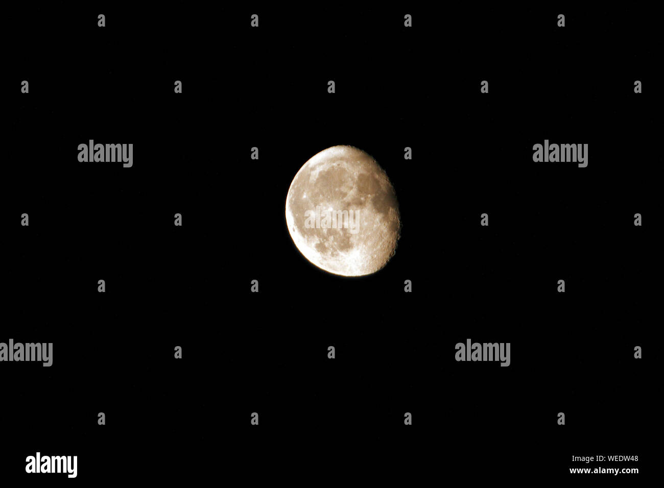 Der Mond, zum 50. Jahrestag der ersten Mondlandung. Stockfoto