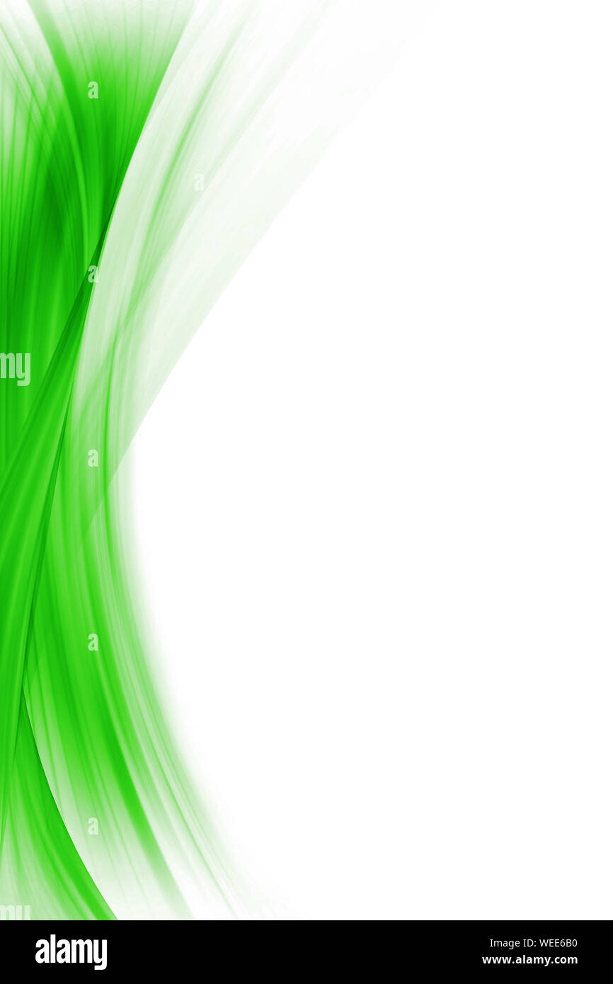 Abbildung mit grünen Farbverlauf dynamischen Hintergrund Stockfoto